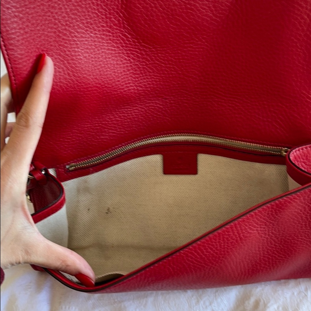 Gucci Leather Soho Disco Clutch - Picture 3 of 4